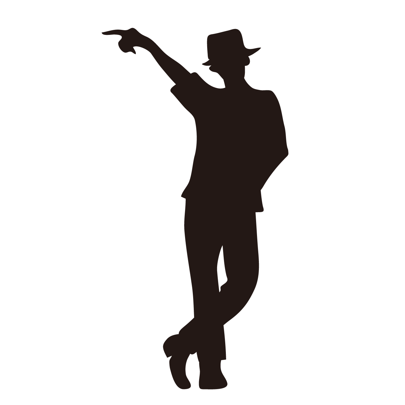 ポーズシルエット