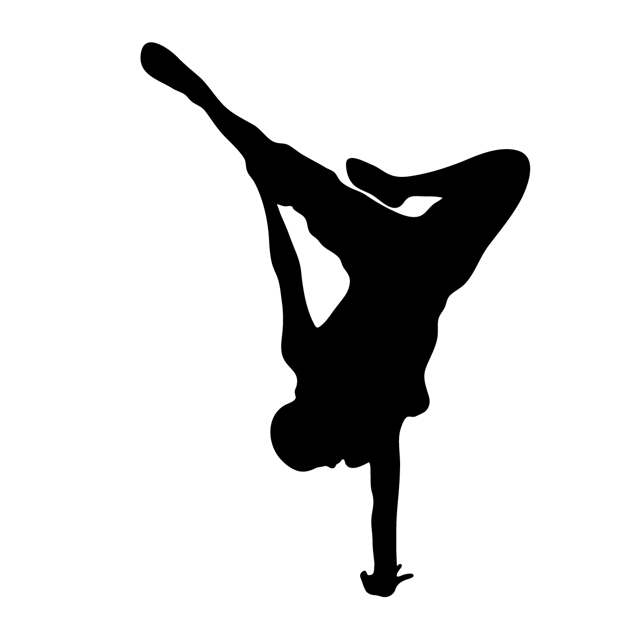 ダンスシルエット